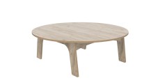 Keukenhof babytafel rond 90 cm Grey craft oakTangara Groothandel voor de Kinderopvang Kinderdagverblijfinrichting